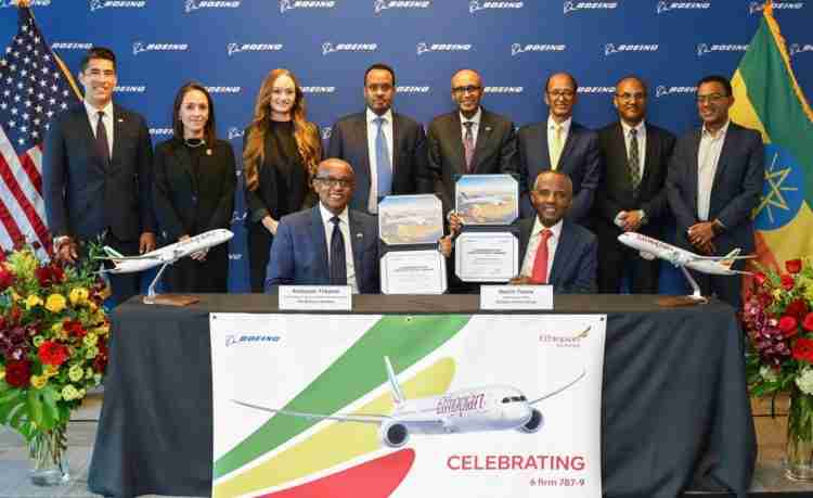 Ethiopian Airlines Marks 80th Anniversary with Order for Six more Boeing 787 Dreamliners